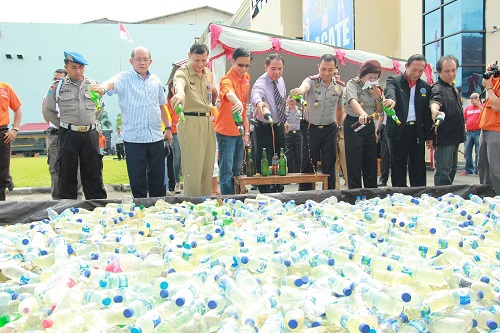 Kejahatan yang Terjadi Mayoritas Disebabkan Miras